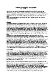 Ideologiuppgift – liberalism