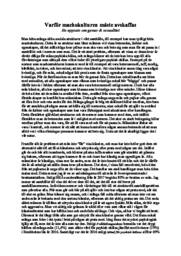 Varför machokulturen måste avskaffas | Genus & sexualitet