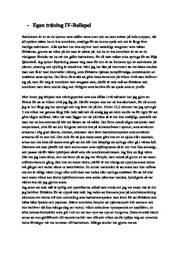 Idrott och hälsa | Egen träning (Badminton)