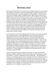 Svenska | Retorisk analys