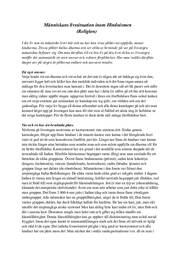Människans livssituation inom Hinduismen