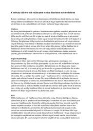 Centrala likheter och skillnader mellan hinduism och buddhism