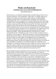 information och nyhetsförmedling