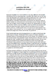 Feodalism och ekonomi | Historia