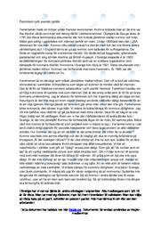 Feminism och svensk politik