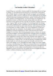 Vad innebär kvalitet i förskolan