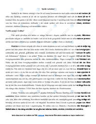 Språk variation | Gymnasiearbete