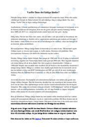 Varför finns det fattiga länder