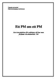 Varför skriver vi uppsatser | Anteckningar