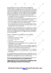 Anpassningar för elever med funktionsnedsättning | Uppgift