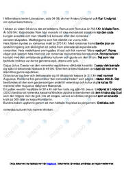 Romarrikets histora | Uppgift