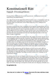 Föreningsfriheten | Uppgift