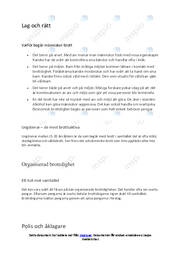 Lag och rätt  | Uppgift