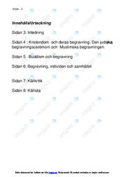 Begravning | Uppgift