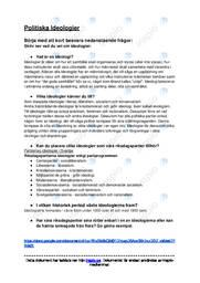 Politiska Ideologier | Historia