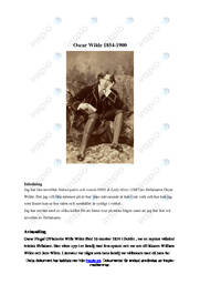 Oscar Wilde 1854-1900 | Analys