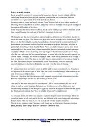 Love, Actually | Analys och review i engelska