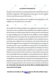 Fahrenheit 451 | Analys i engelska | Ray Bradbury