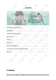 Autism | Uppgift i Samhällskunskap | Över 24 sidor