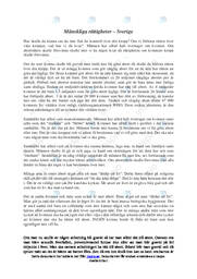 Mänskliga rättigheter Sverige | Uppgift i samhällskunskap