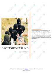 Brottsutveckling | Ungdomsbrottslighet | Uppgift i Annat