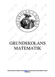Grundskolans matematik | Talsystemet, Bråk… | Uppgift