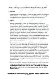 Sverige kan ha ny kärnkraft i drift omkring år 2030 | Analys