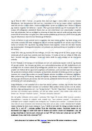 Språklig självbiografi | Mitt liv | Svenska