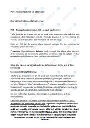 Svenskan i ständig förändring | Uppgift i svenska | B i betyg