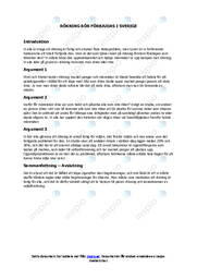 Rökning bör förbjudas I sverige