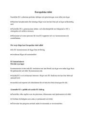 Europeiska rådet | Fastställer EU allmänna politiska | Uppgift