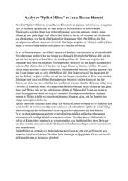 Spöket Milton | Analys i svenska | Jonas Hassen Khemiri