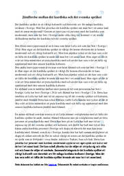 Jämförelse mellan det kurdiska och det svenska språket