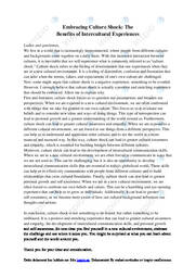 Embracing Culture Shock | Benefits of Intercultural Experiences