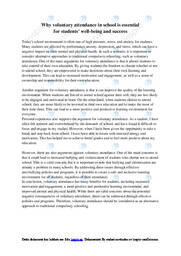 Why voluntary attendance is essential for students’ well-being
