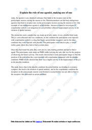 The role of Agonis | uppsats