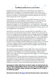 Konflikten mellan Kosovo och Serbien