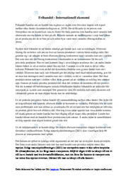 Frihandel | Internationell ekonomi
