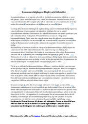 Konsumentköplagen  Regler och fallstudier