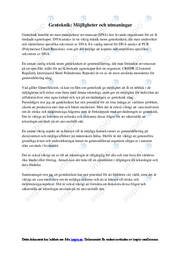 Genteknik | Möjligheter och utmaningar
