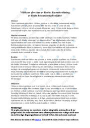 Vitlöks effekt på klor | Undersökning i klorförorenade miljöer