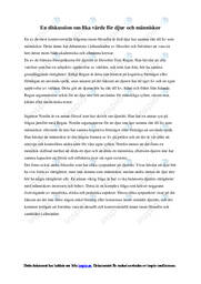 En diskussion om lika värde för djur och människor