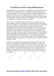 En lösning för att hantera farliga klimatförändringar