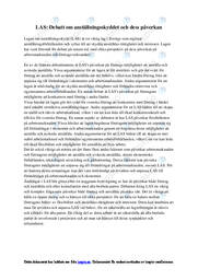 LAS Debatt om anställningsskyddet och dess påverkan