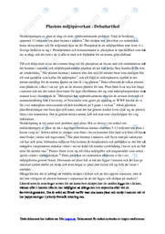 Plastens miljöpåverkan | Artikel