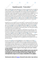 Dödliga alleler | Populationsgenetik | Biologi