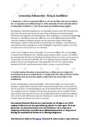 Armeniska folkmordet | Krig och konflikter