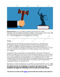 Lagstiftningsprocessen i Sverige