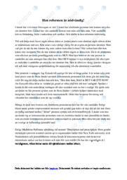 Argumenterande tal | Reformen är nödvändig