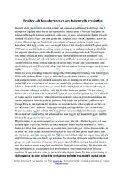 Orsaker & konsekvenser av den industriella revolution